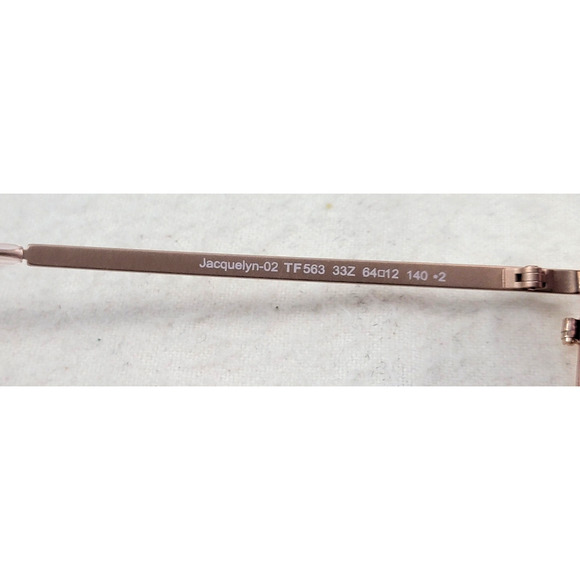 Tom Ford Jacquelyn-02 TF563 33Z Rose Gold Sunglasses w/ Case & Cloth - Picture 4 of 7